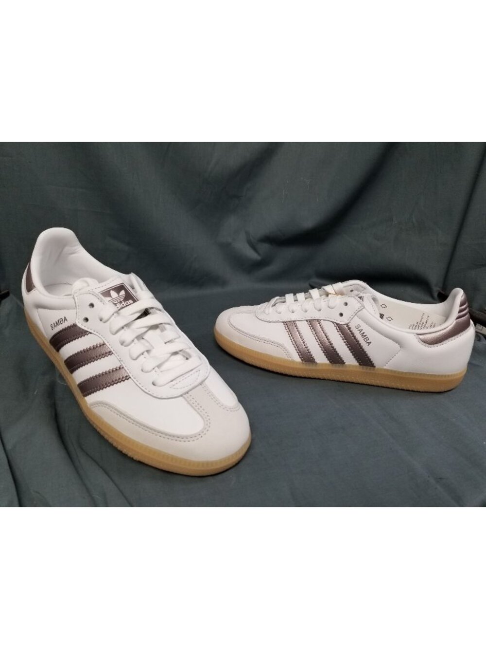 Adidas Samba OG W White Coffee Metallic KK2504 Women's Size 7.5 NEW NO BOX!